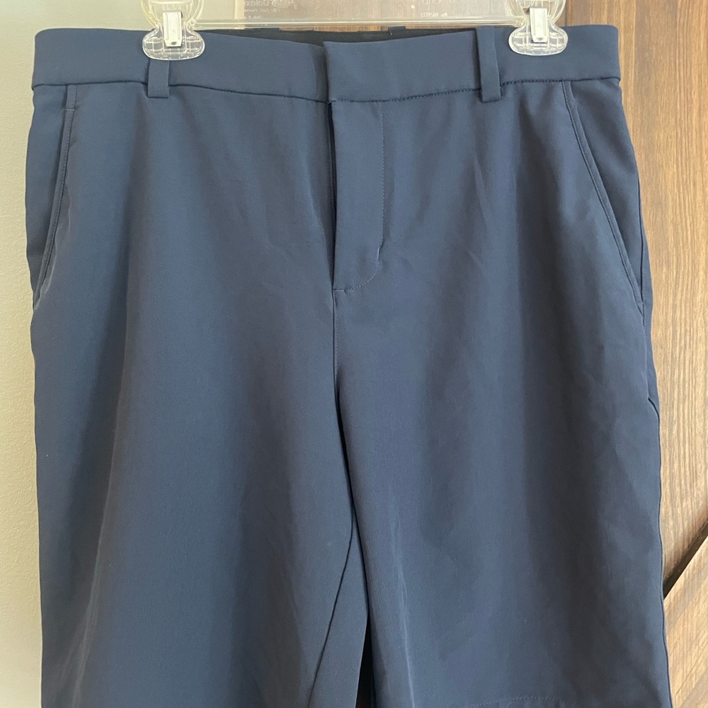 Nike Men's Dark Blue Flat Front Shorts